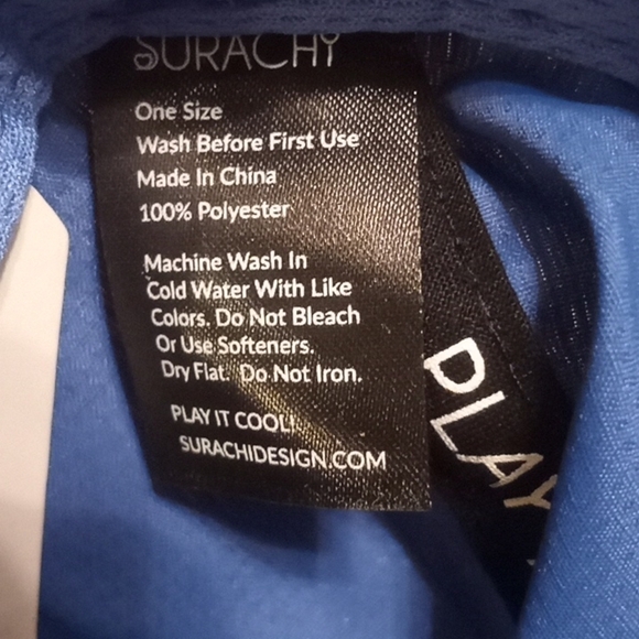 surachi Cool Blue Hat. OSFA - Picture 4 of 5